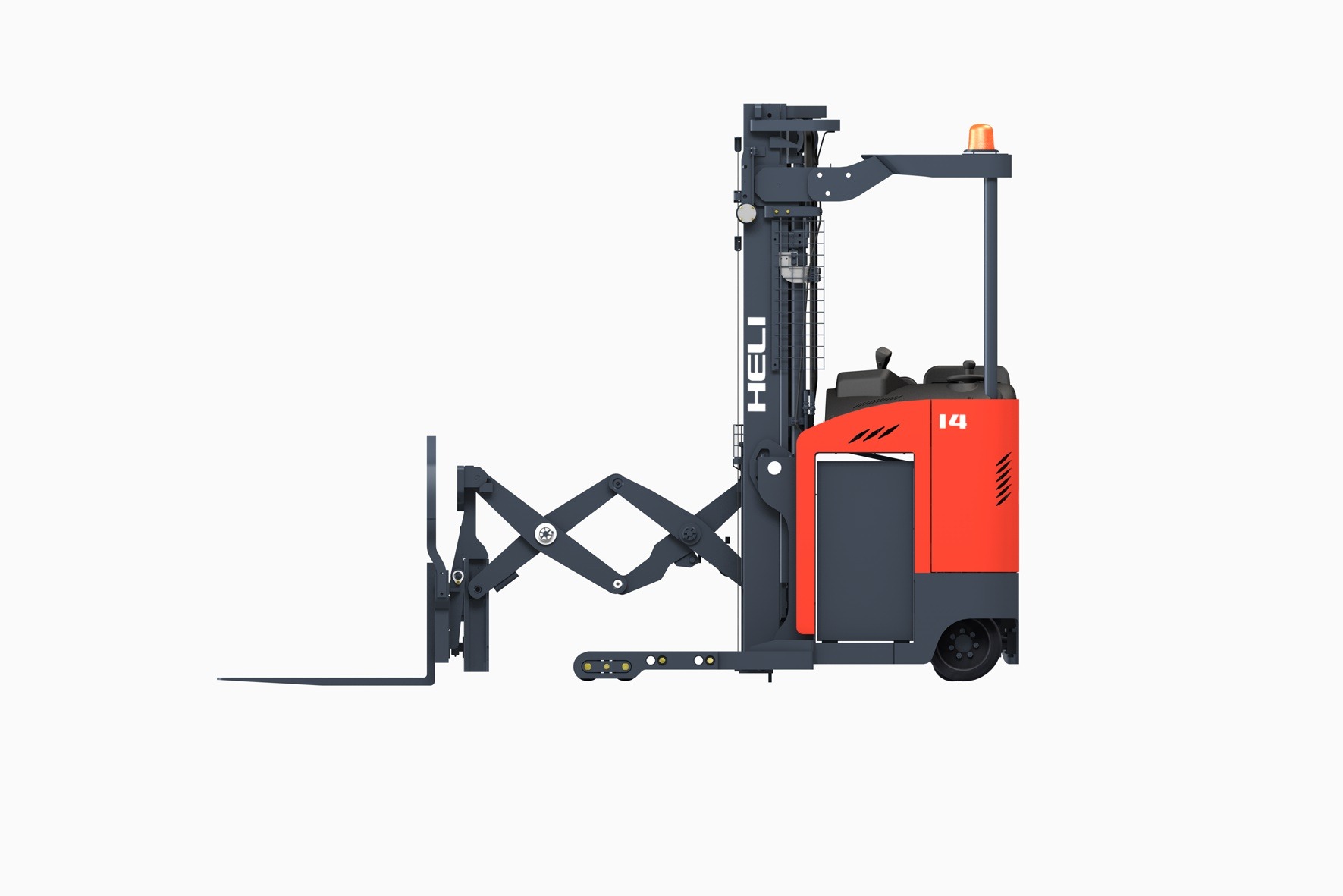 Chariots à fourche rétractable - Double - 3,000 lbs CQD14X2